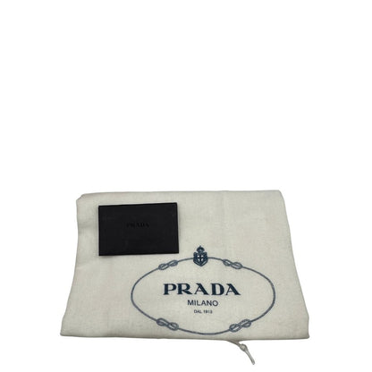 dustbag Borsa Prada in pelle saffiano rosa con hardware dorato, munita di doppi manici stondati, di lusso, originale, ottime condizioni, usata 