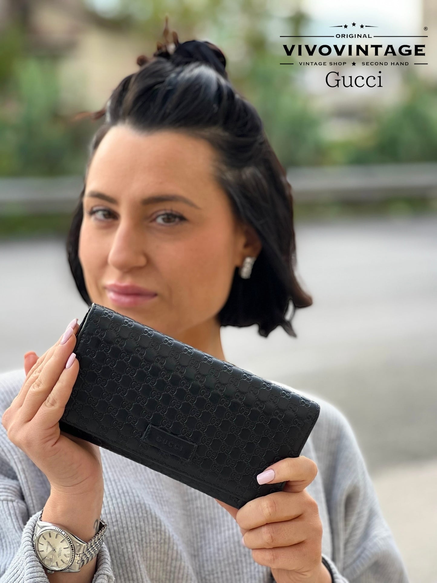 Portafoglio Gucci gg empreinte