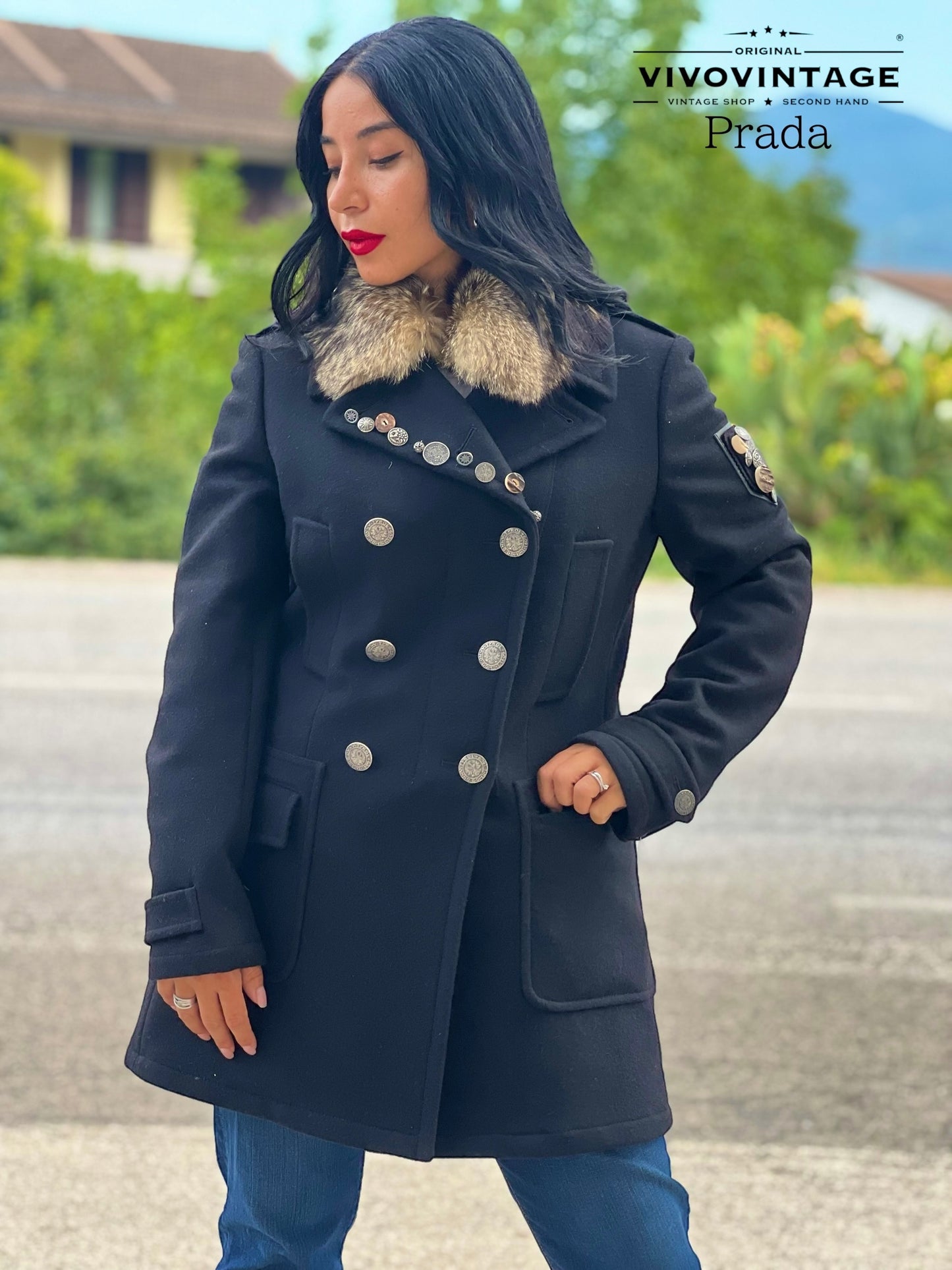 Cappotto Prada Caban tg  46