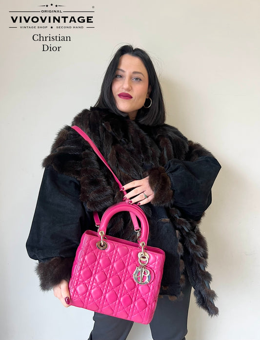 Lady Dior Mittelgroße Tasche