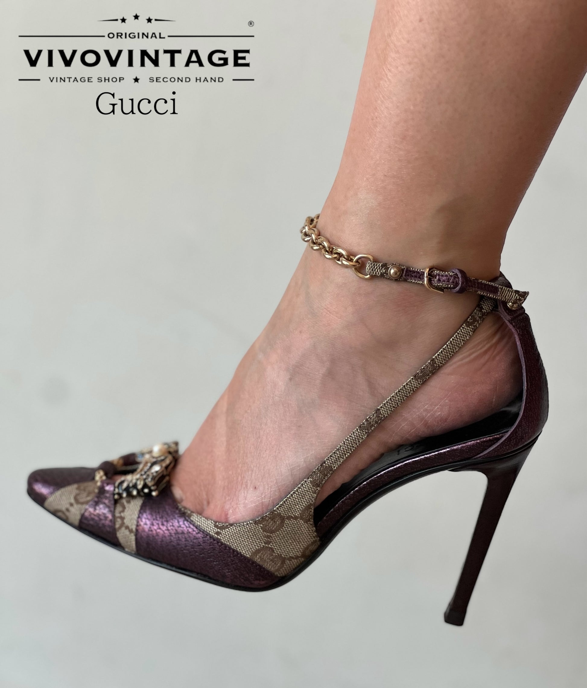 Decolleté Gucci GG n 36 – Vivo Vintage - Main Image
