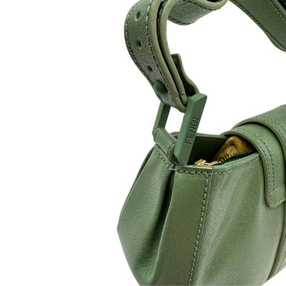 Borsa a spalla Fendi verde