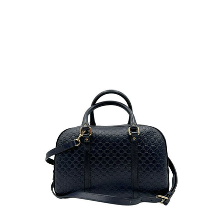 Bauletto Gucci blu microguccissima