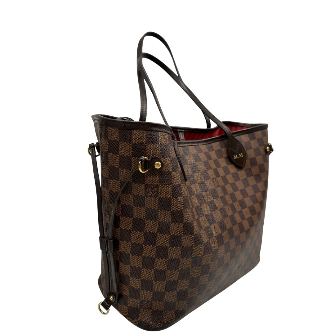 Neverfull MM Damier Ébène personalizzata