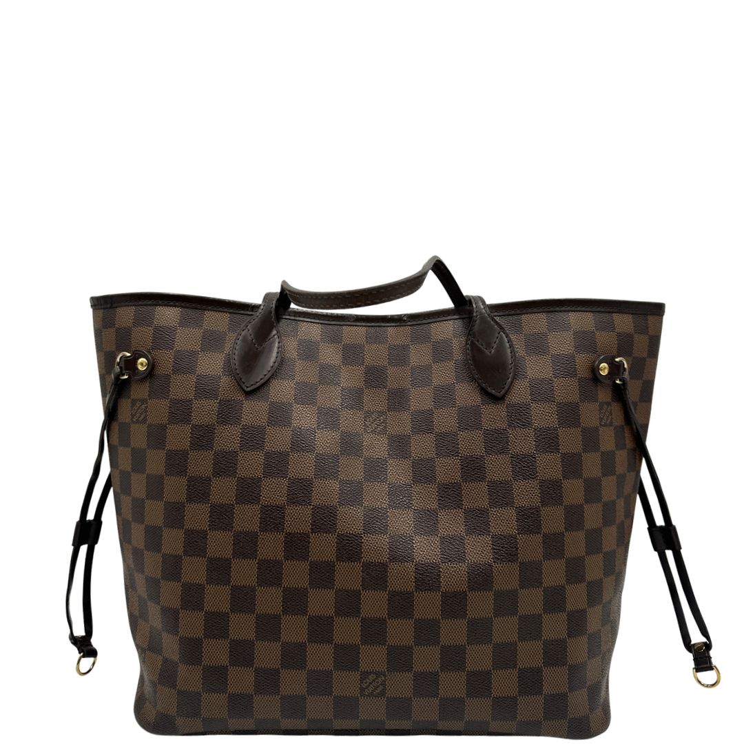 Neverfull Damier Ébène MM Louis Vuitton (canvas, marrone) – foto 7 di 14