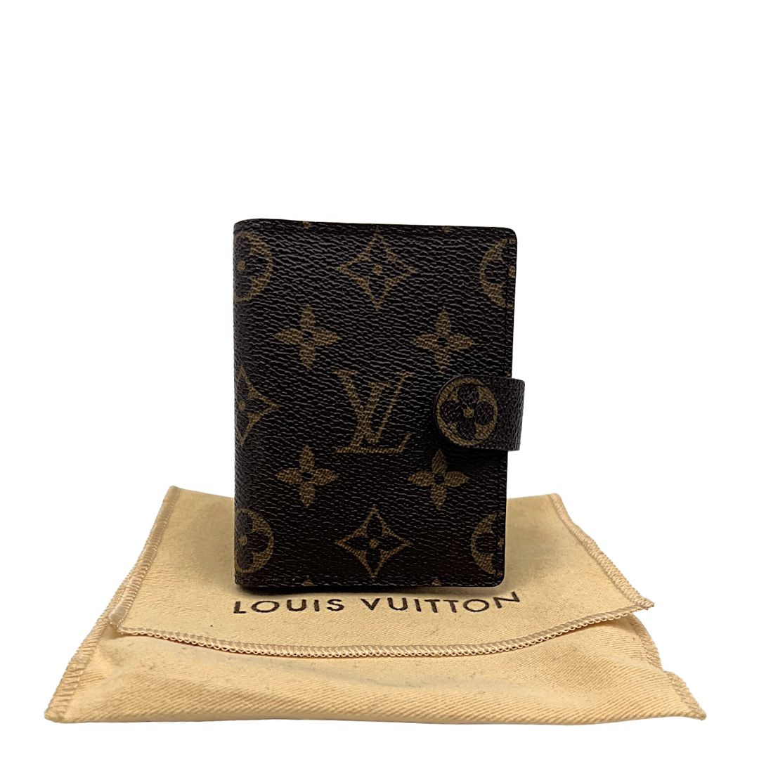 PORTA FOGLIO AGENDA LOUIS VUITTON VERDE VINTAGE