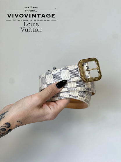 Cinta Louis Vuitton Damier Azur Tg 44