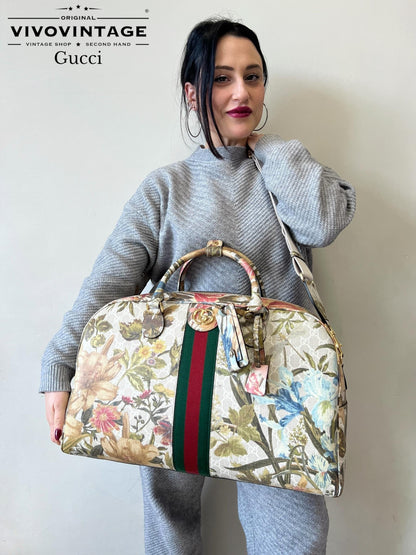 Borsone Duffle Gucci Flora