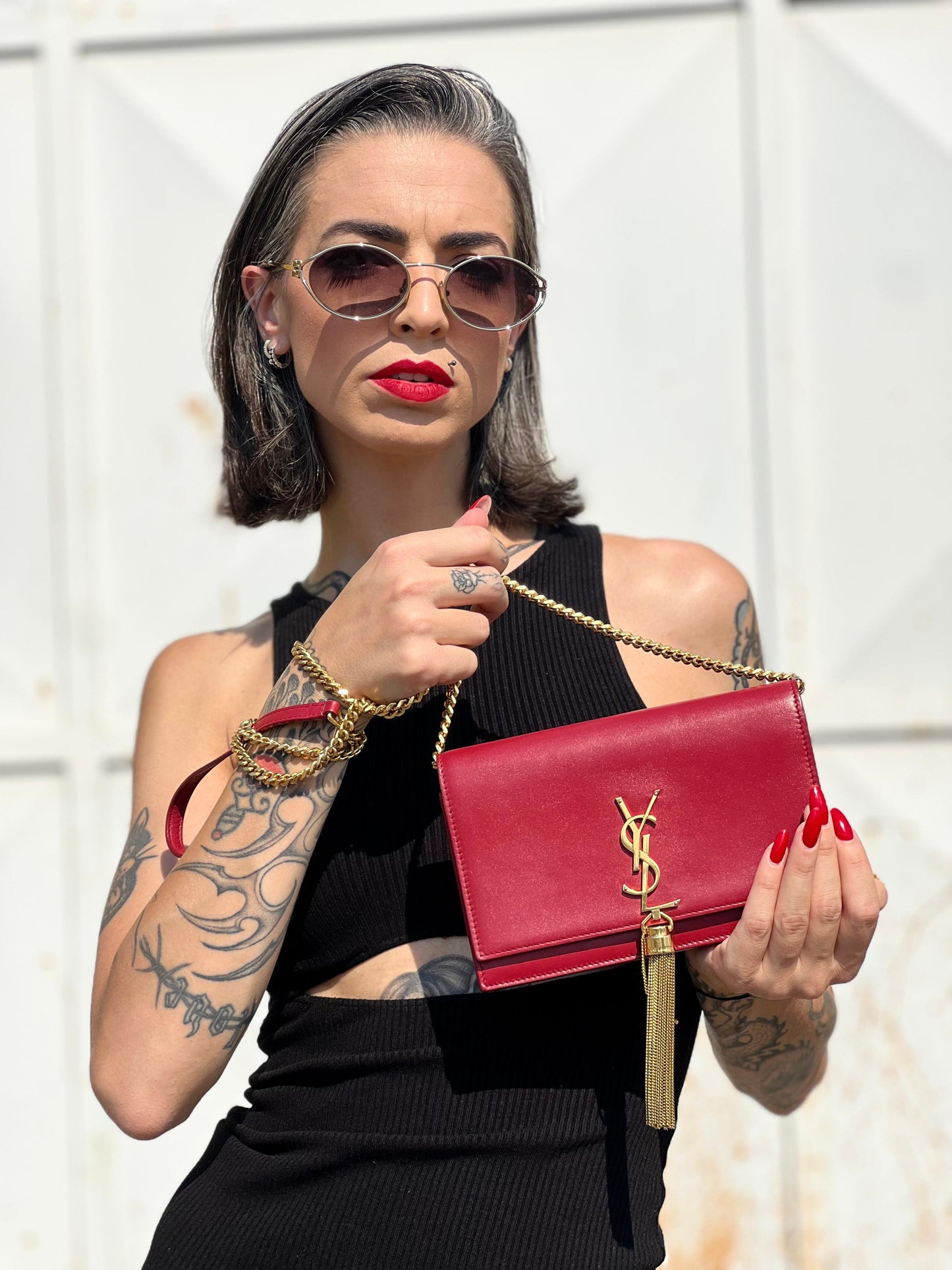 Saint Laurent Kate Wallet On Chain