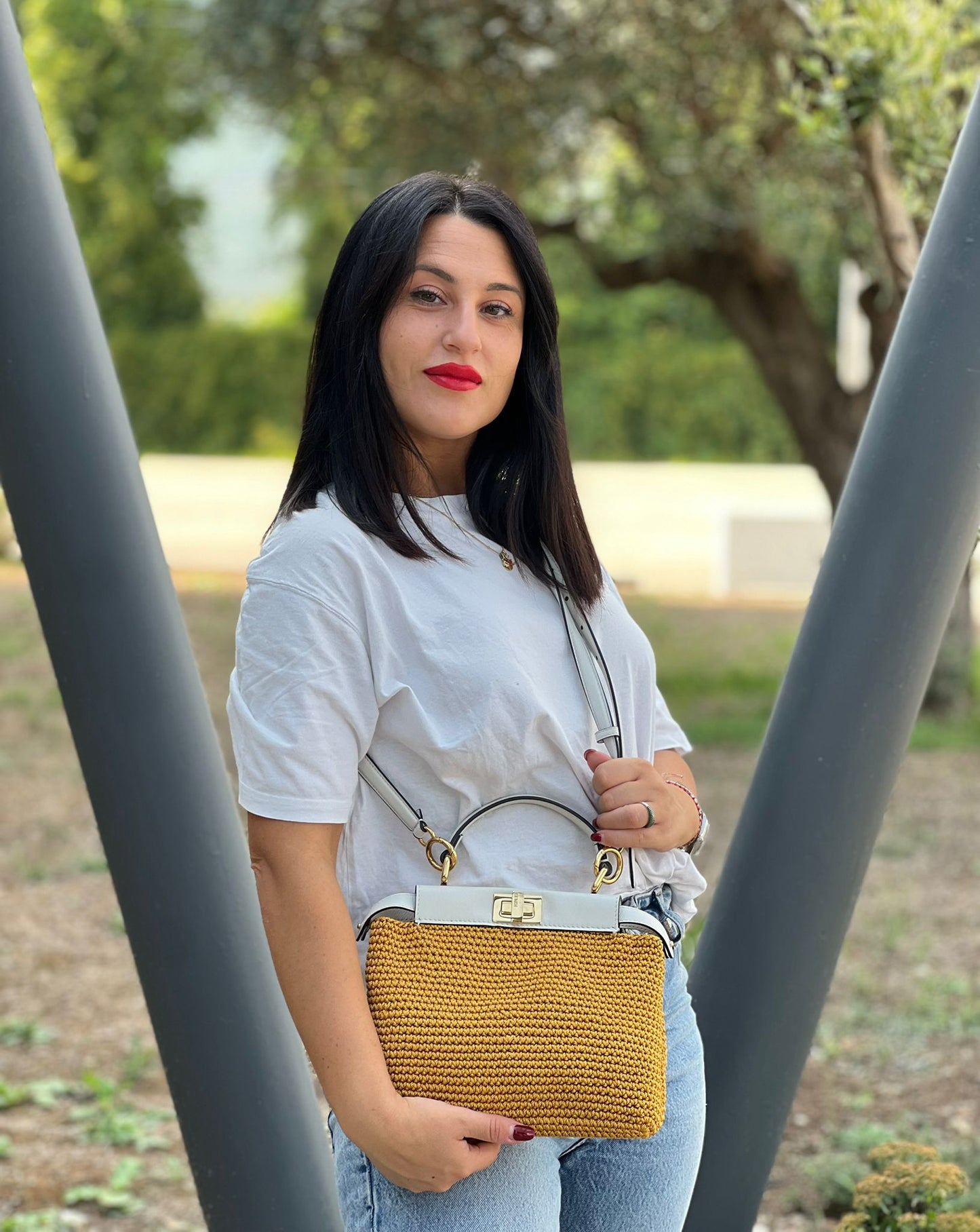 Borsa Peekaboo small Fendi