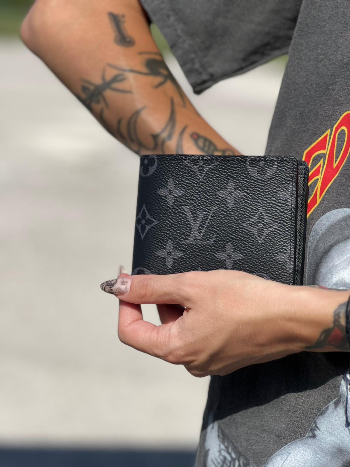 Portafoglio Slender Louis Vuitton personalizzato