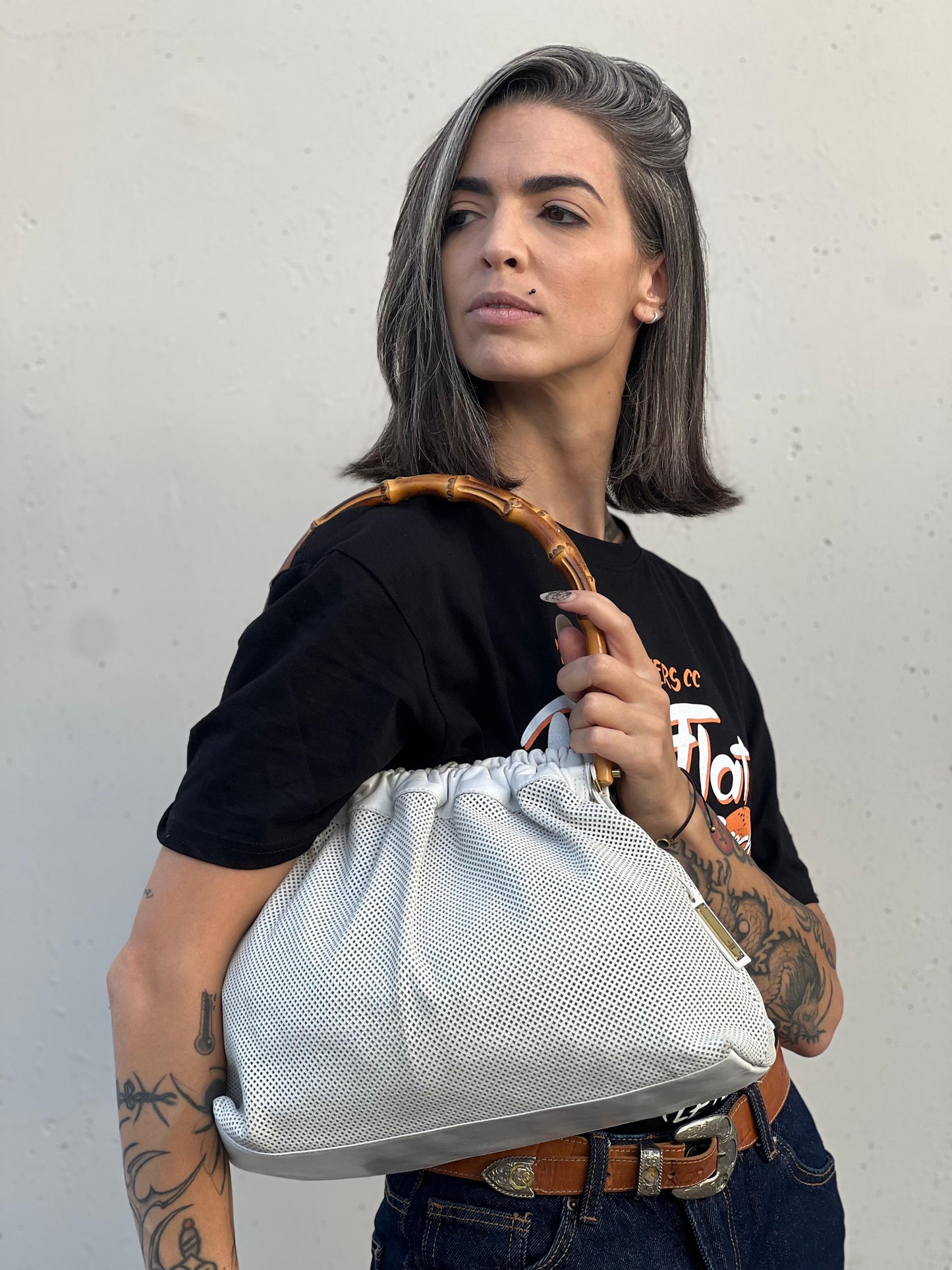 Borsa Gucci Bamboo Perforated