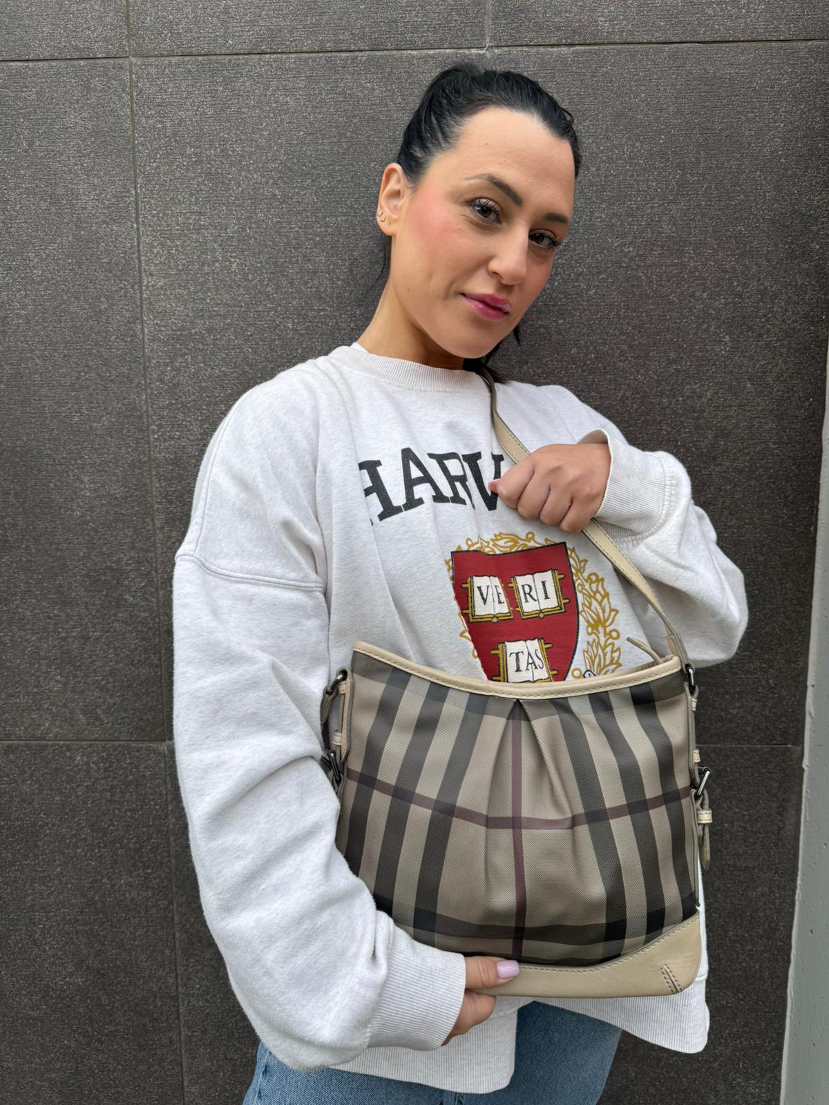 Borsa Burberry tartan