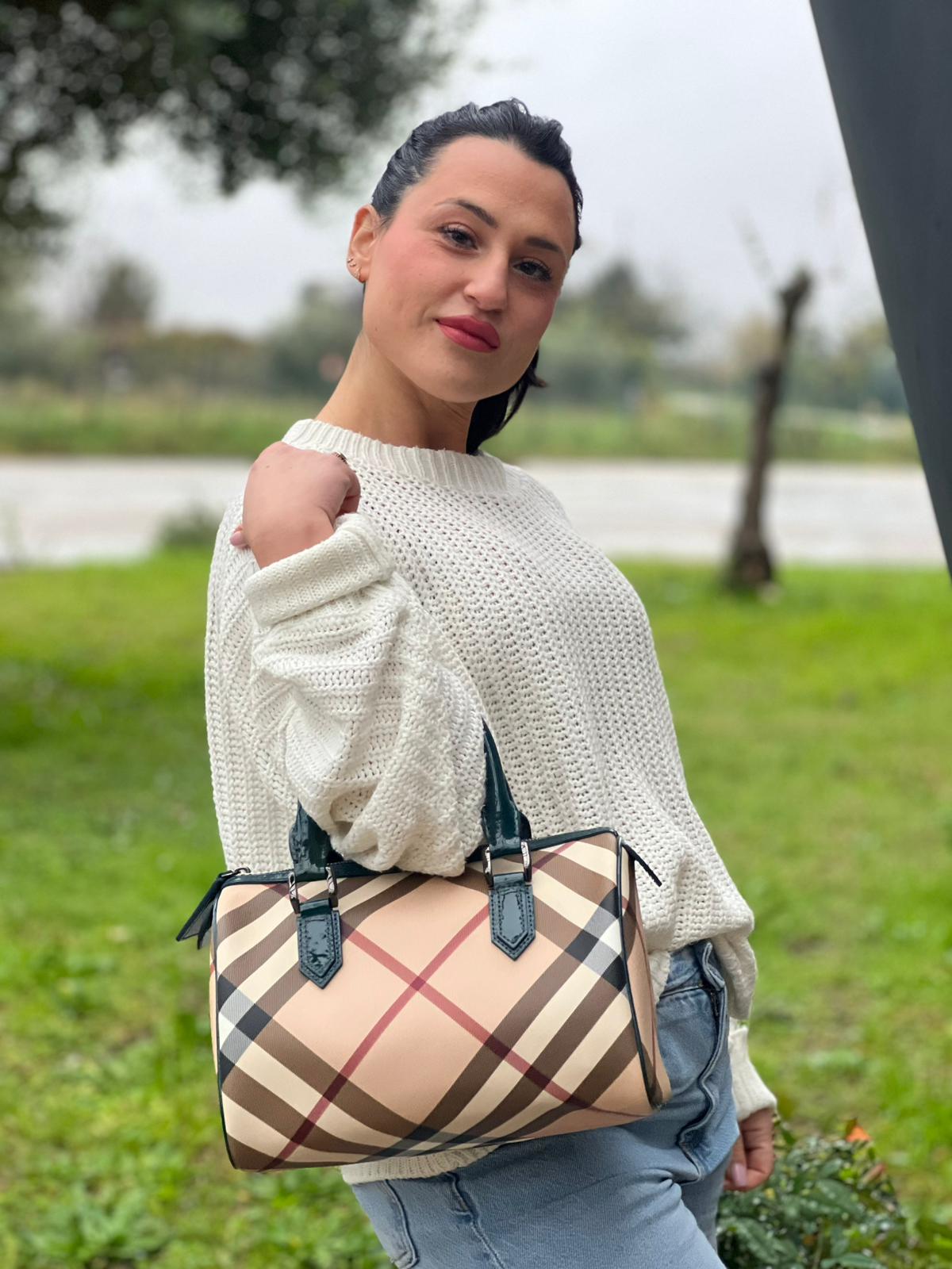 Bauletto Burberry tartan