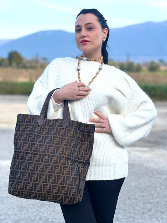 Sac Plat Fendi Zucca