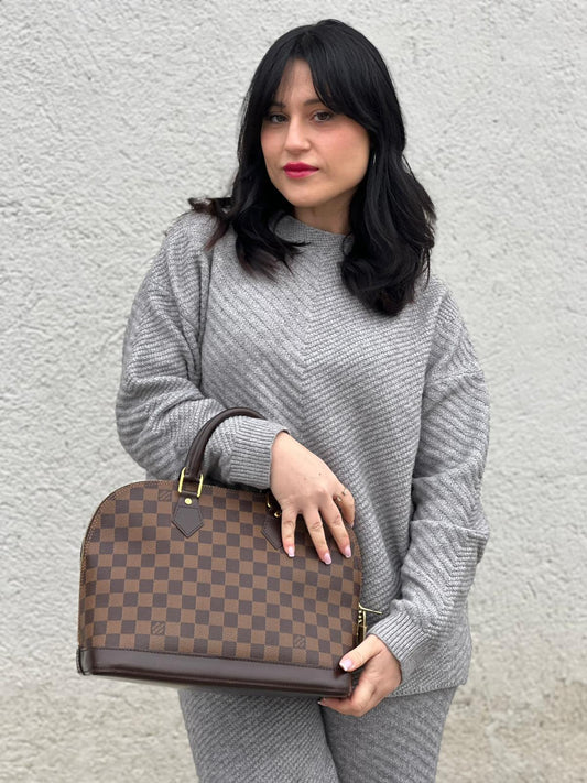 Alma PM Damier Ébène Louis Vuitton