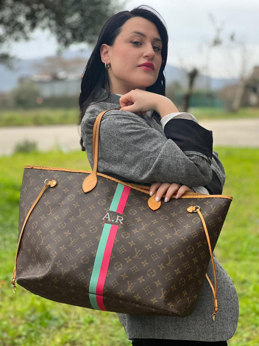Neverfull GM Louis Vuitton personalizzata