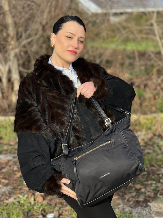 Shopper Burberry nera