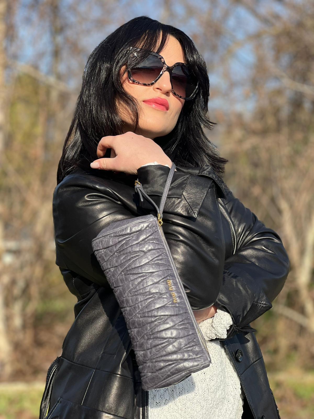 Pochette Miu Miu matelassé