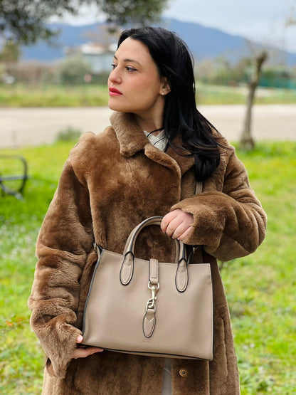 Tote Gucci media Hook Closure