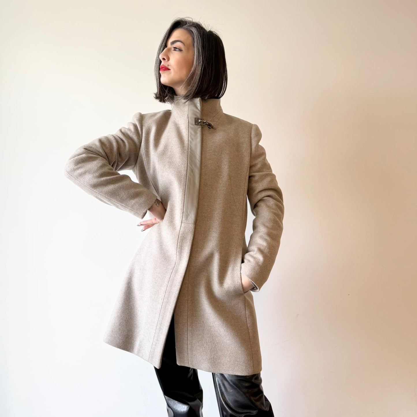 Cappotto Fay beige tg. L