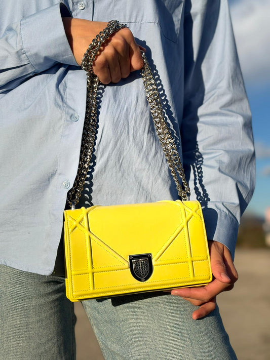 Tracolla Christian Dior Diorama gialla