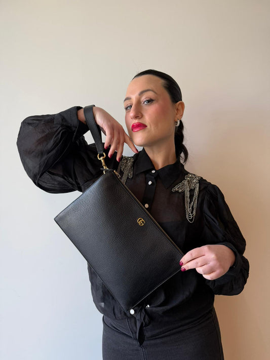 Pochette Gucci marmont nera
