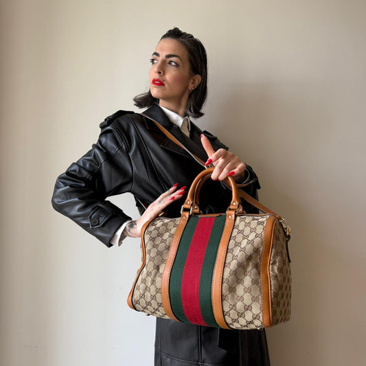 Bauletto Gucci Boston GG Web