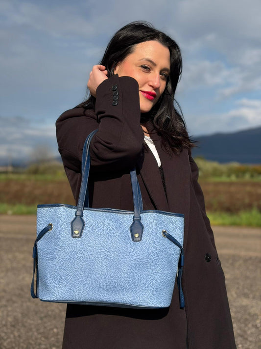 Shopping Borbonese blu