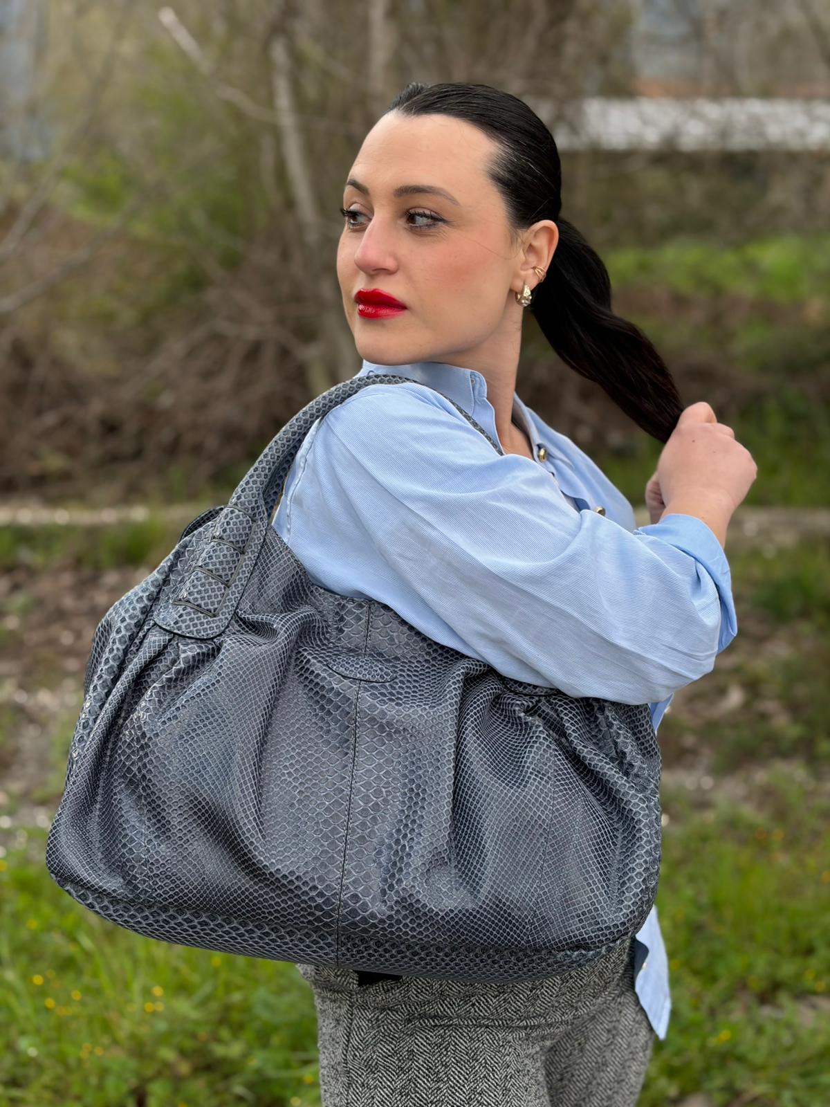 Hobo Tod's Punch animalier blu