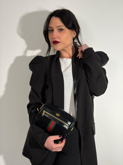 Tracolla mini Gucci Ophidia nera