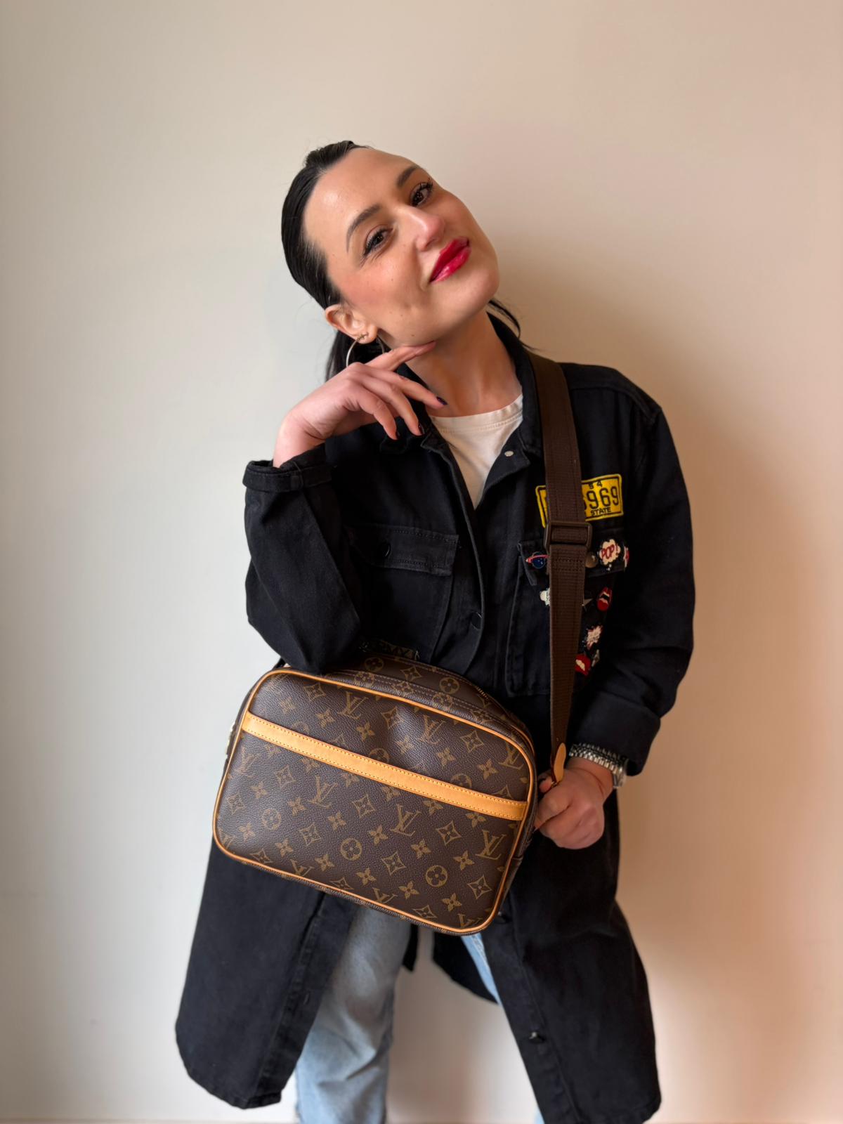 Reporter PM Louis Vuitton monogram