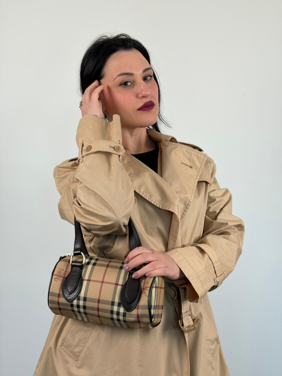 Bauletto Burberry tartan piccolo