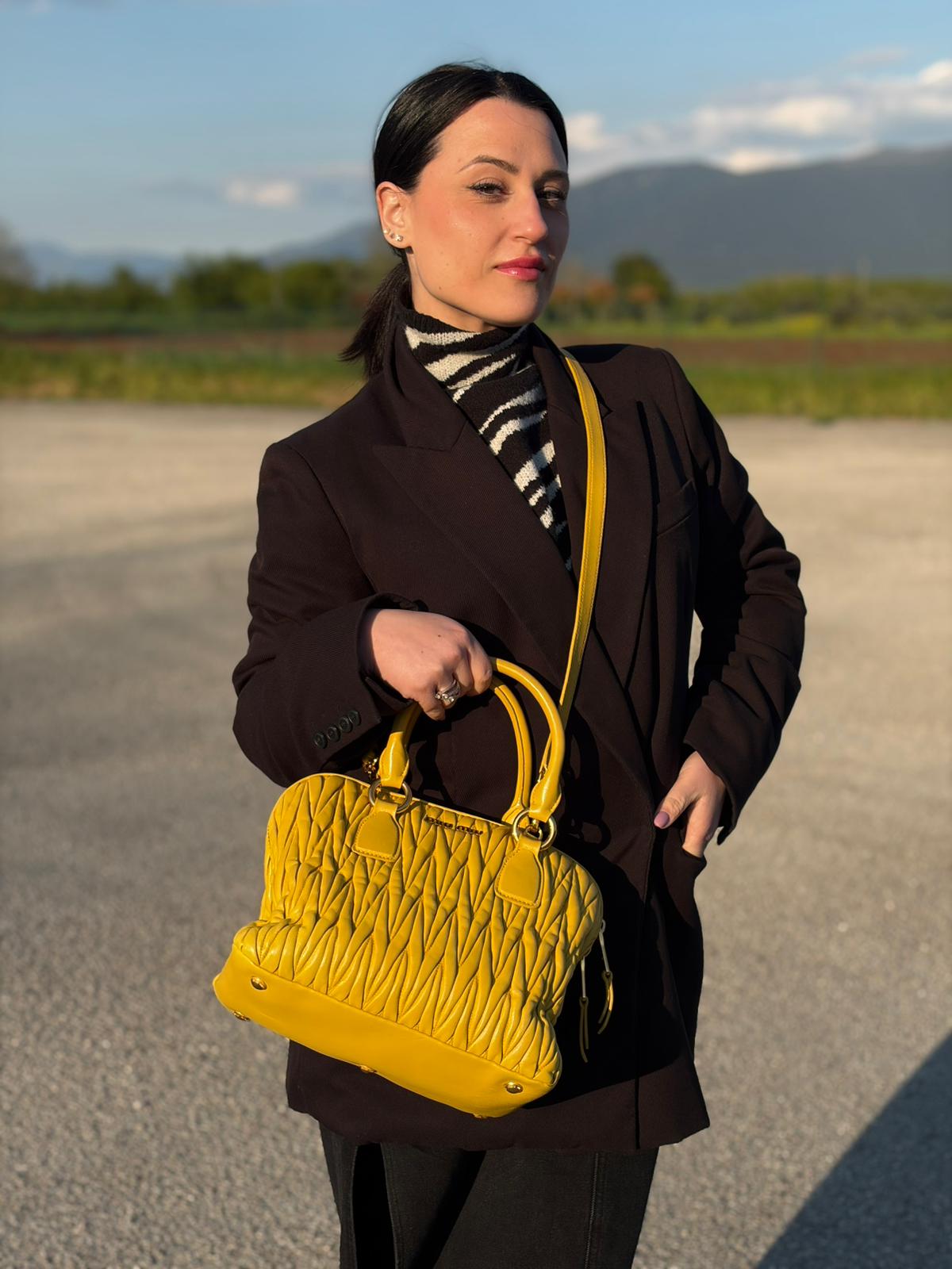 Satchel matelassé Miu Miu