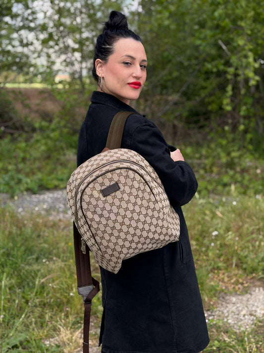Zaino GG Gucci beige