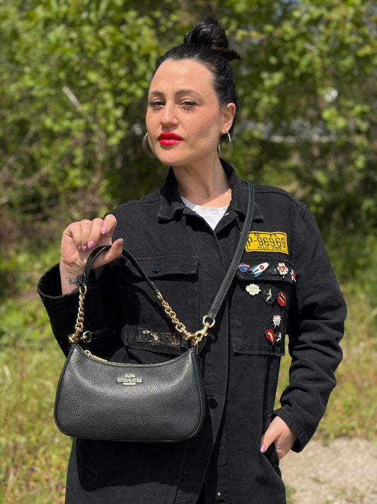 Borsa Teri Coach nera