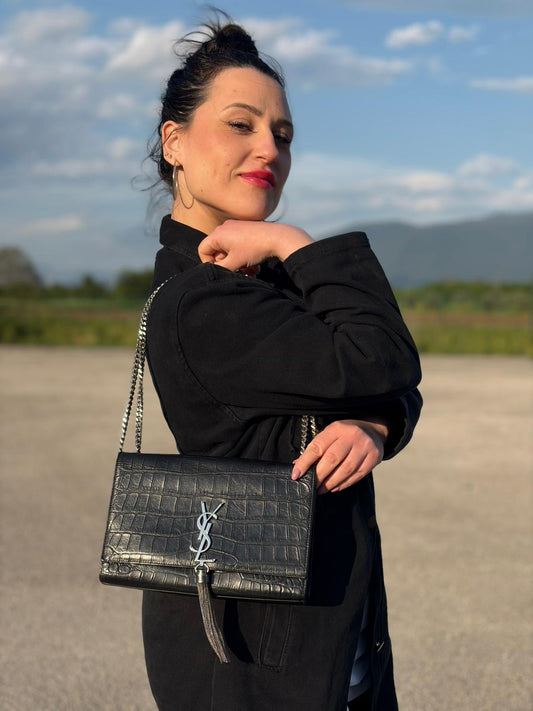 Borsa Kate Saint Laurent nera