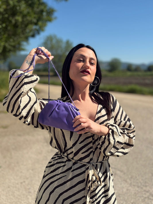 Pouch Bottega Veneta viola