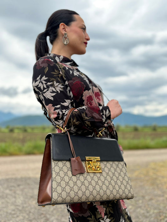 Borsa Gucci Padlock GG