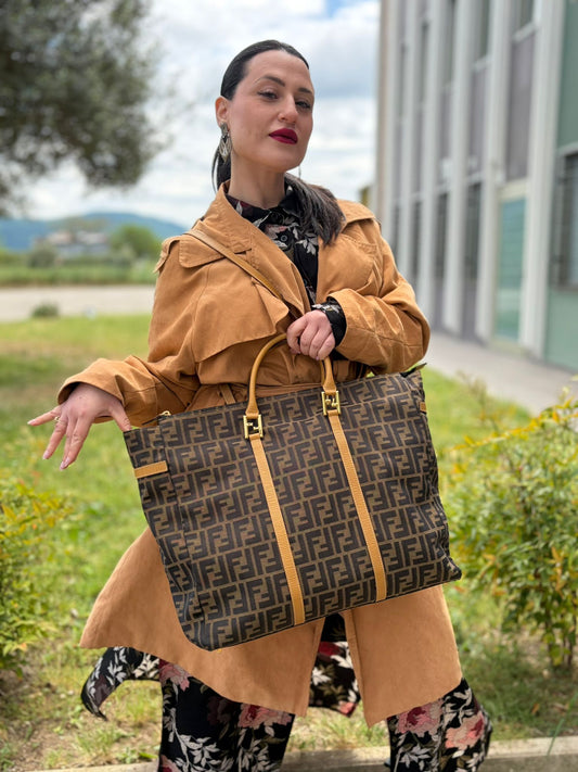 Tote 24 ore Fendi Zucca