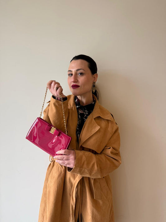 Pochette Ferragamo vernis