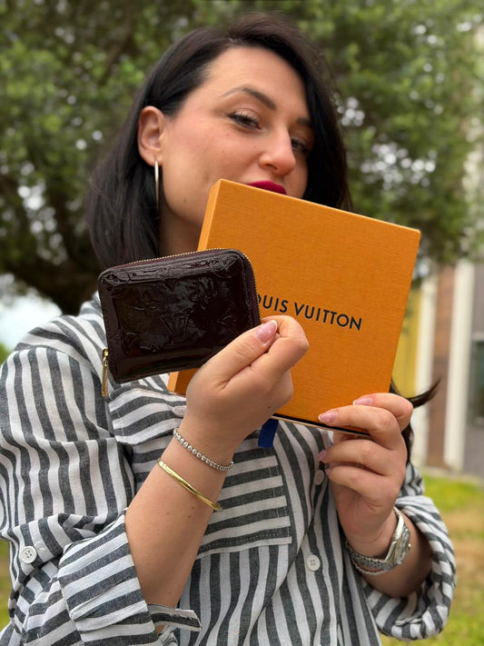 Portafoglio Louis Vuitton Vernis bordeaux