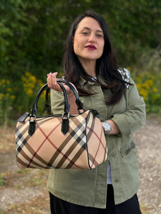 Bauletto Burberry tartan