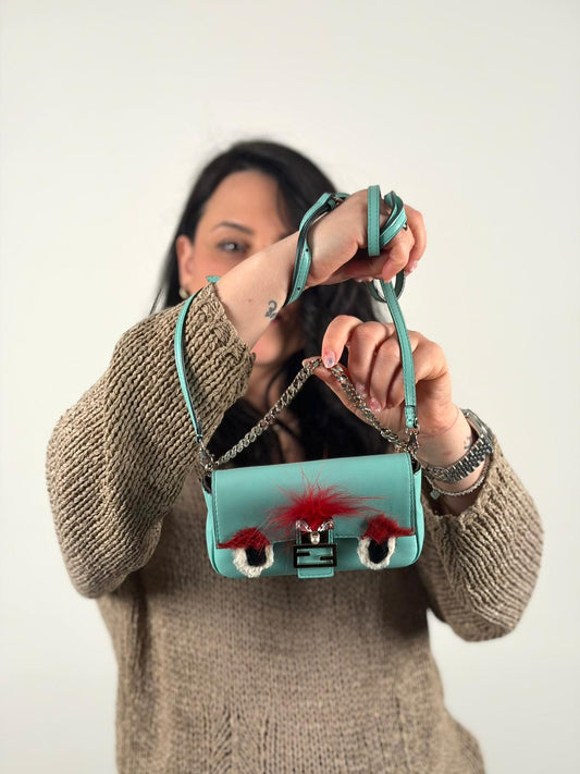 Baguette mini Fendi Monster