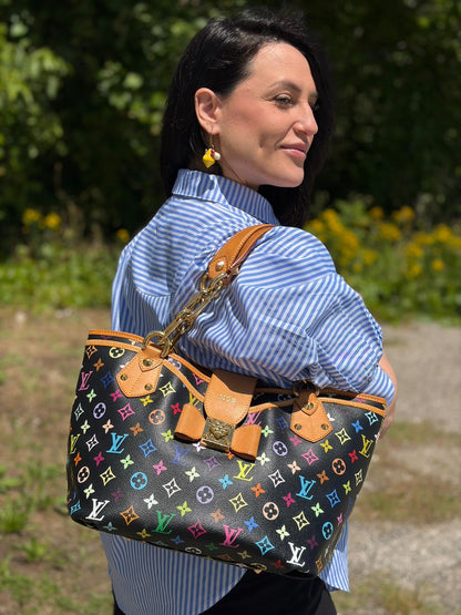 Borsa Annie Takashi Murakami x LV personalizzata