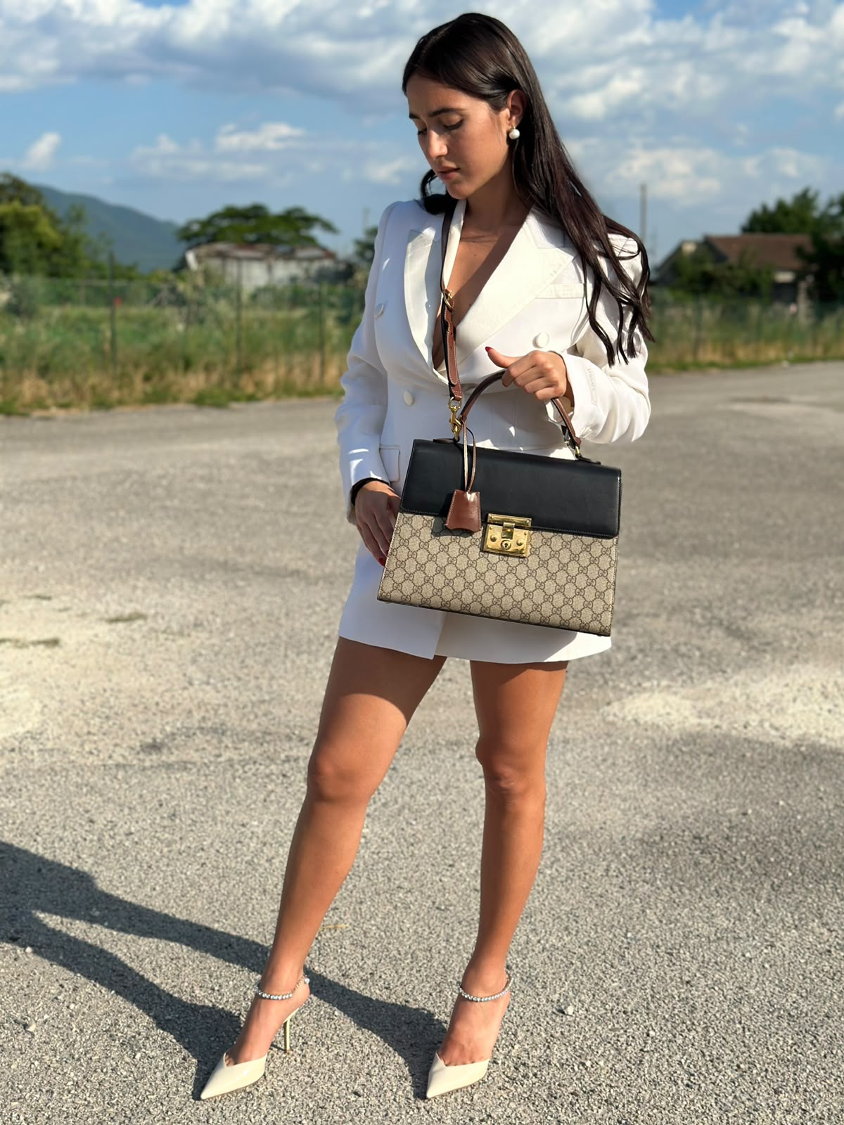 Borsa Gucci Padlock GG