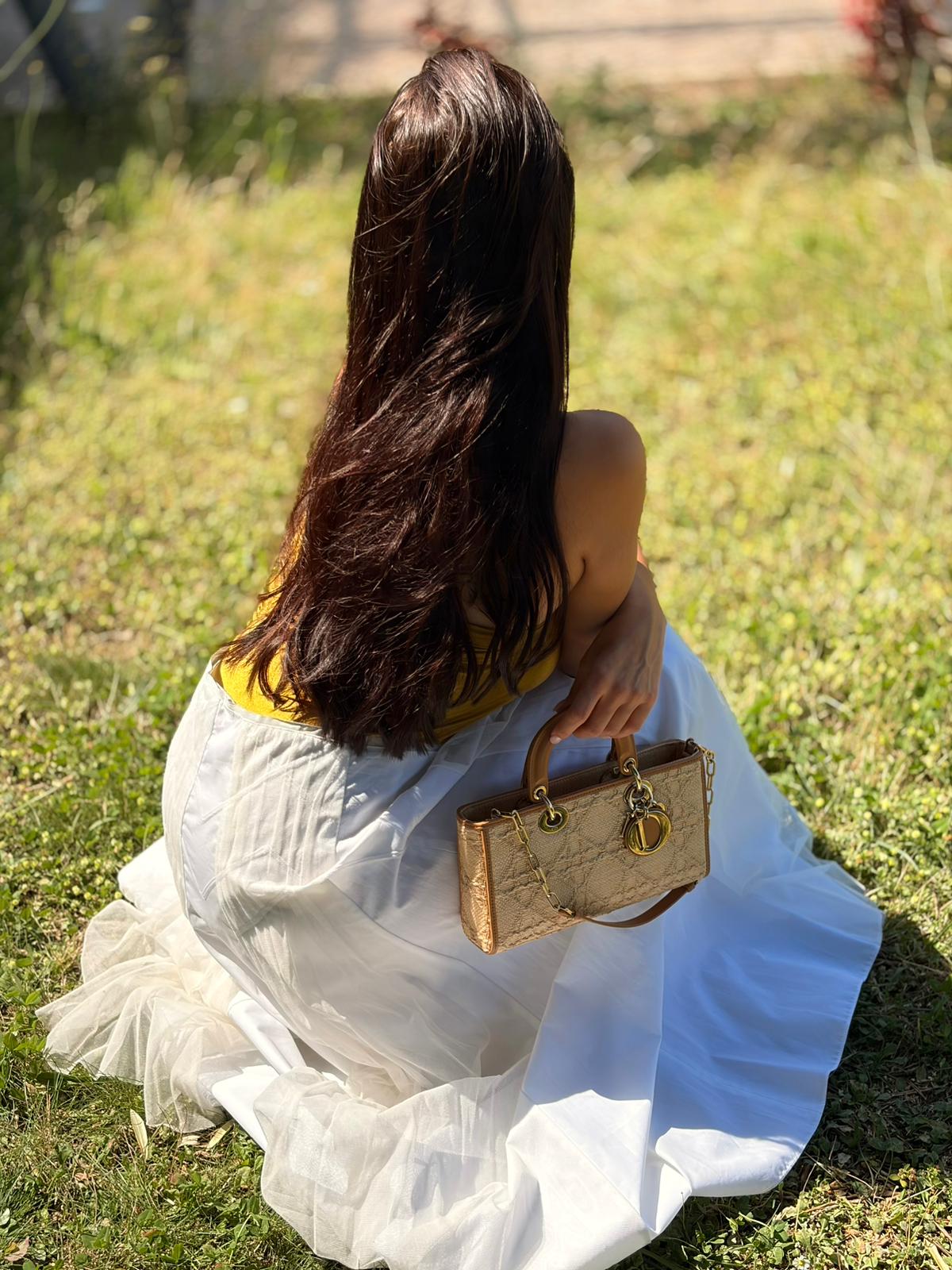 Borsa Dior Lady D-Joy Rafia