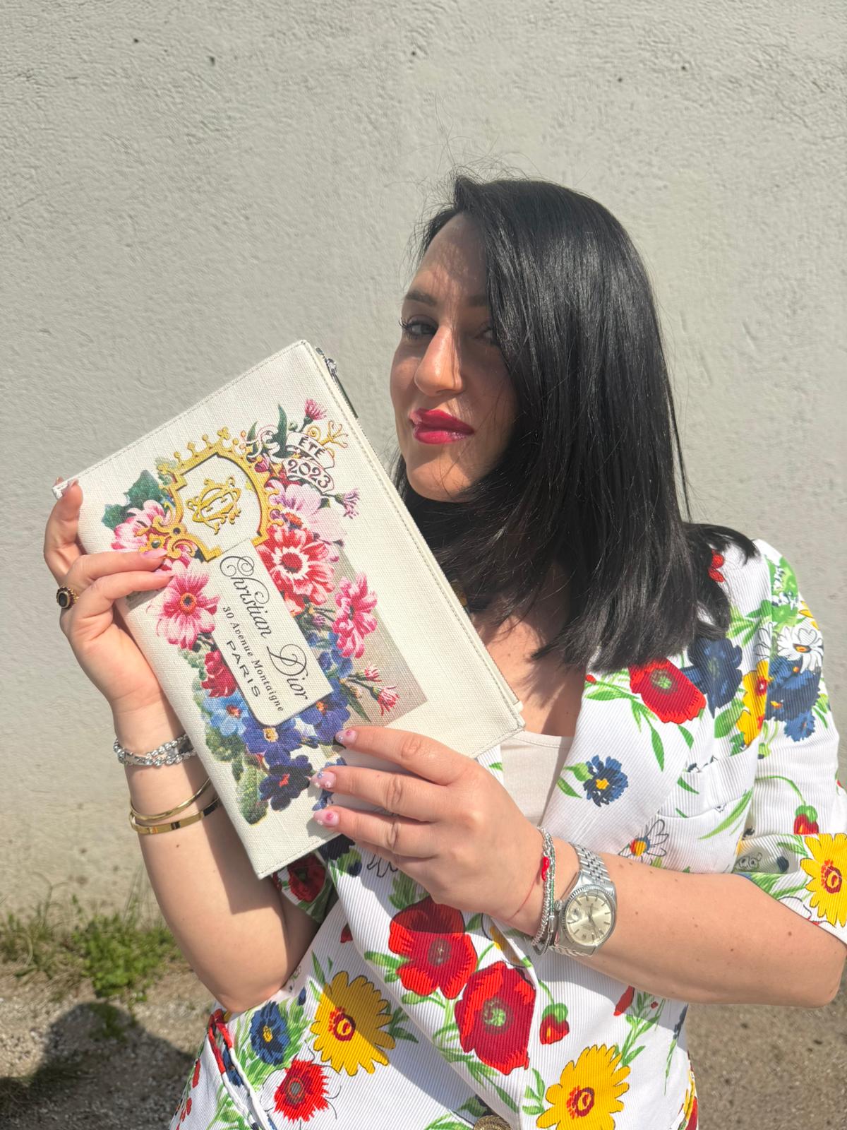 Pochette Christian Dior 30 Avenue Montaigne Floral