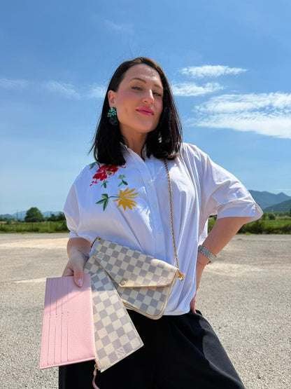 Pochette Félicie Damier Azur Louis Vuitton