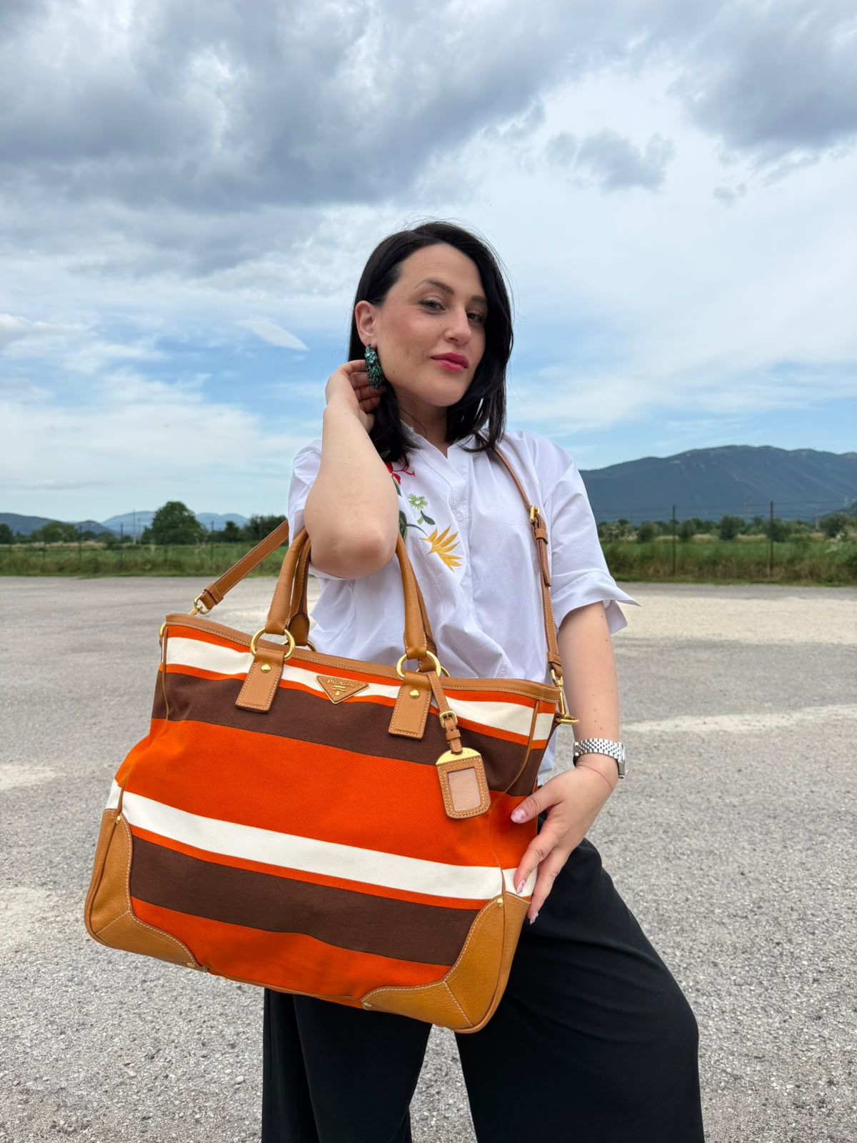 Tote Prada canapa
